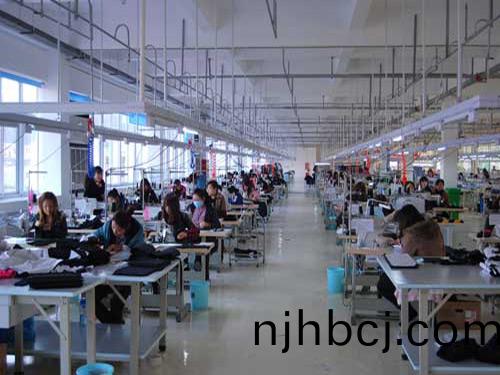 酒店制服生产车间